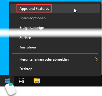 Programme unter Windows 10 deinstallieren